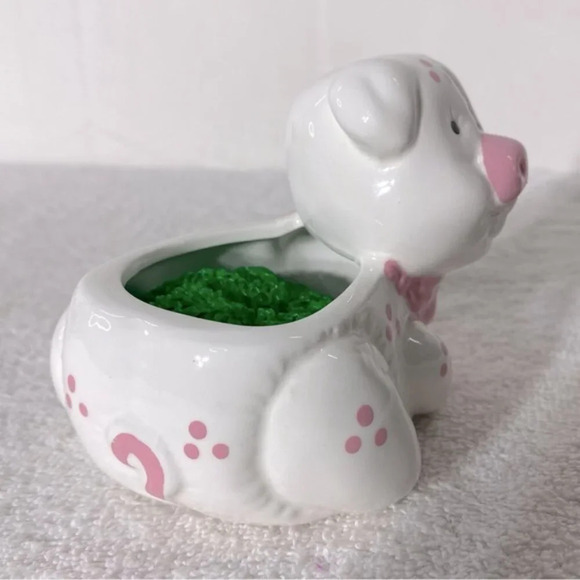 Vintage Ceramic Pig Sponge  Holder Soap Dish Trinket Dish - Picture 6 of 13